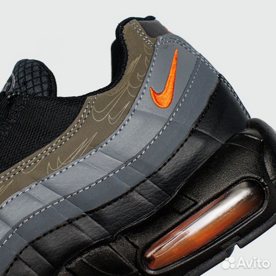 Мужские Nike Air Max 95 Black Grey old