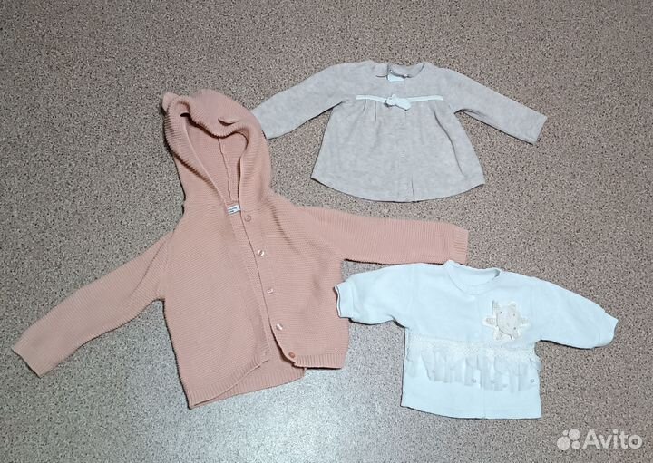 Одежда пакетом для девочки 56-74