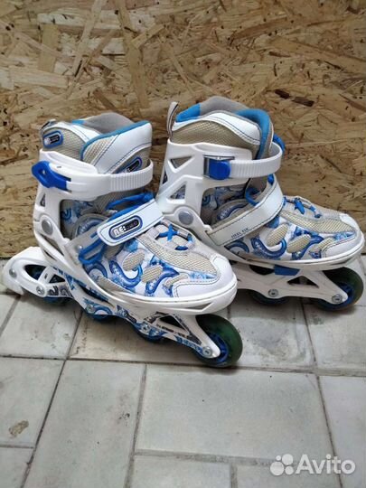 Роликовые коньки детские раздвижные 31-36