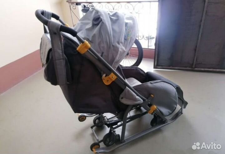 Детские санки-коляска Ника-детям 7