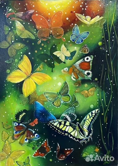 Картина маслом на холсте 