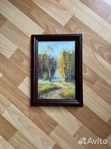 Картина маслом в раме