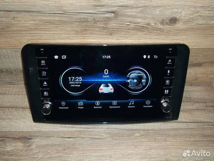 Магнитола Mercedes-Benz ML/GL Android с крутилками