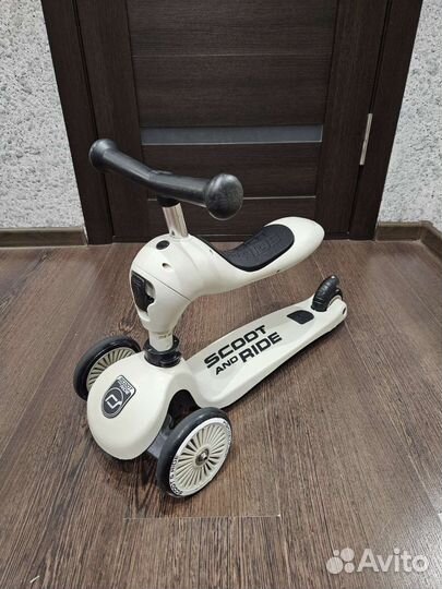 Самокат-беговел 2 в 1 scoot and ride