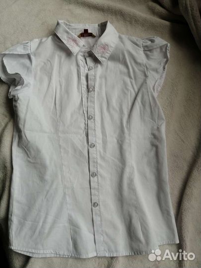 Рубашка школьная 140