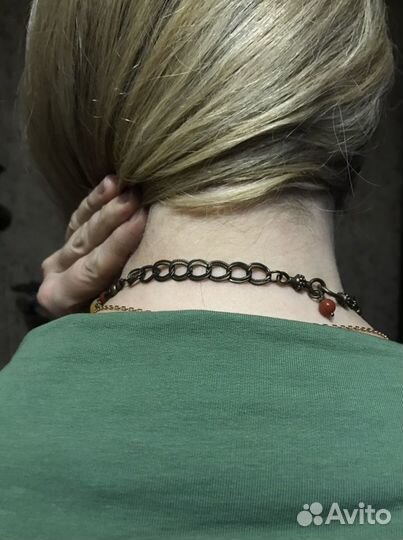 Колье из натуральных камней