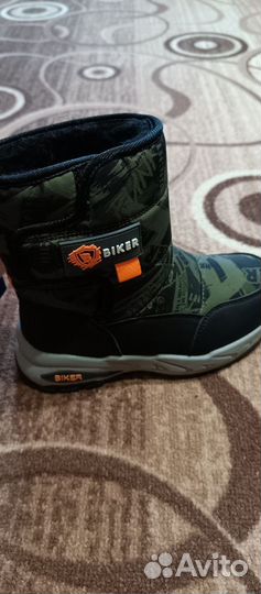 Зимние дутые сапоги