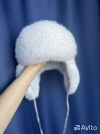 Зимняя шапка-ушанка Чудо-кроха 54