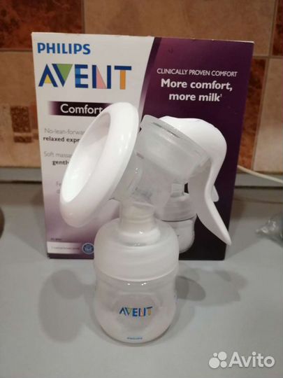 Молокоотсос avent ручной comfort