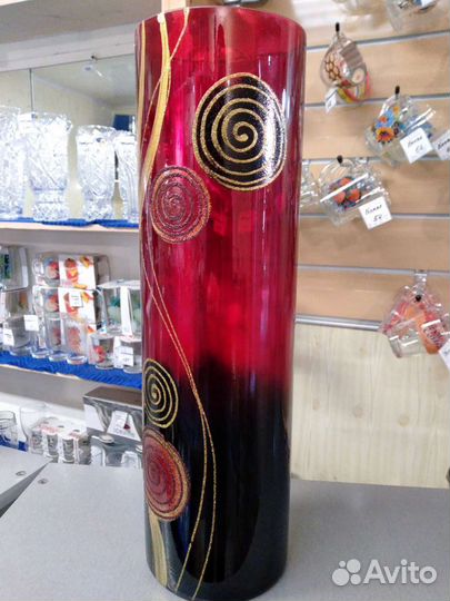 Ваза большая цилиндр