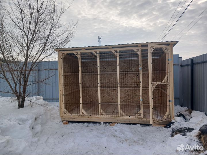 Вольеры для собак новые