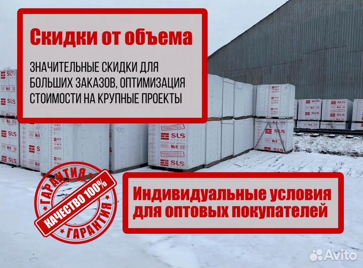 Газоблок блок с доставкой оптом