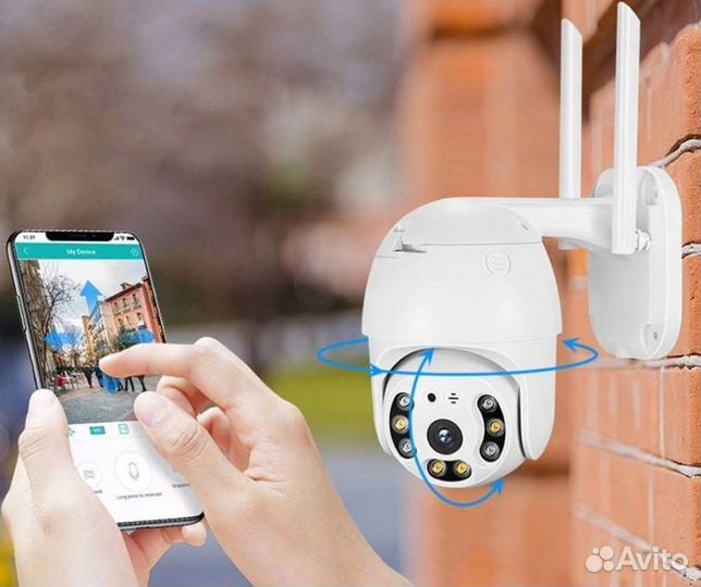 Камера видеонаблюдения WiFi уличная 360