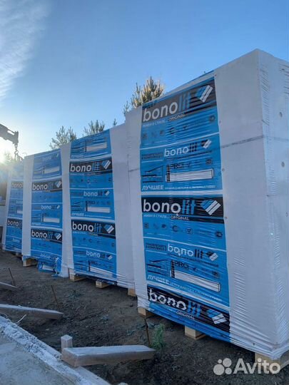 Газобетонные блоки Bonolit