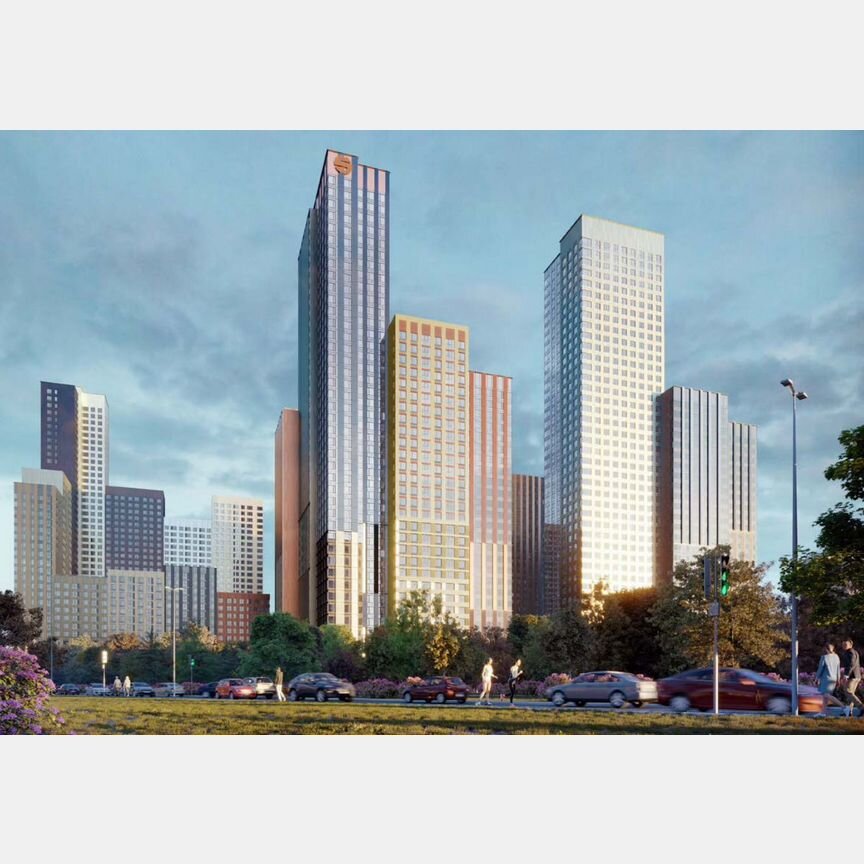 2-к. квартира, 46,6 м², 2/44 эт.