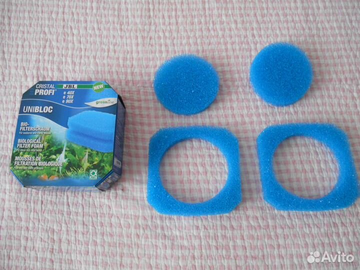 Губки для фильтра аквариума JBL cristalprofi E900
