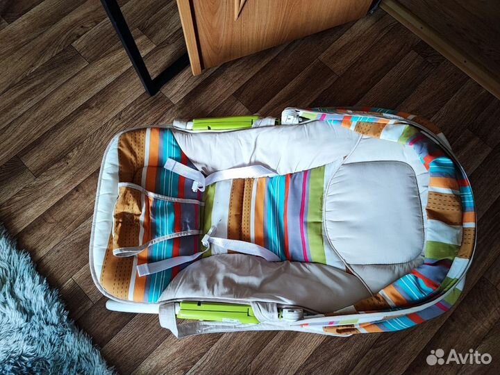 Шезлонг детский с вибрацией