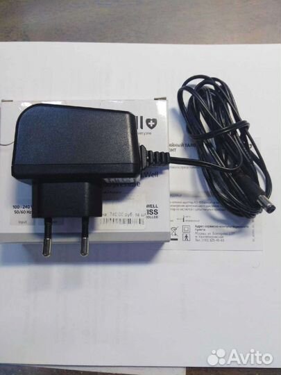 Блок питания для медицинского тонометра 6в 600мА