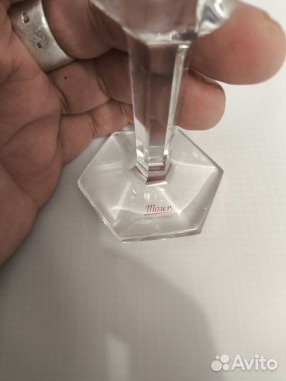 Хрустальные рюмки на ножке.Moser