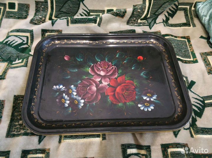 Жостовская роспись поднос СССР