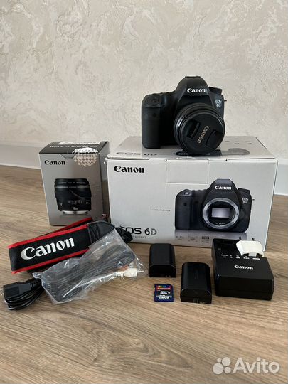 Зеркальный фотоаппарат canon 6d, 85 mm объектив