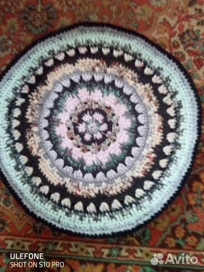 Коврики вязаные крючком