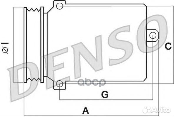 Компрессор кондиционера DCP32052 Denso