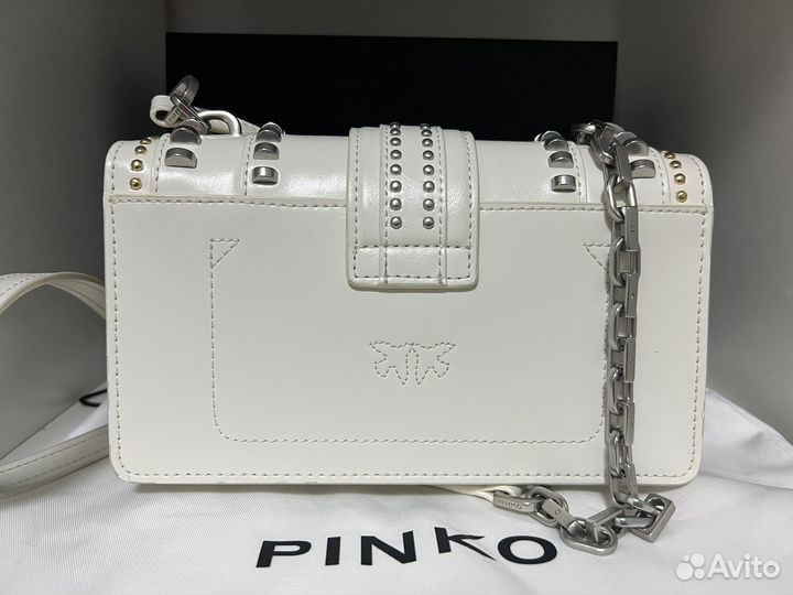 Сумка pinko love mini натуральная кожа