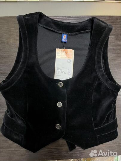 Жилетка для девочки велюровая