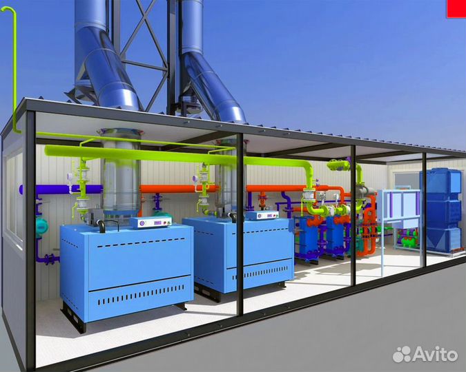 Блочно-модульная котельная в 3 вариантах