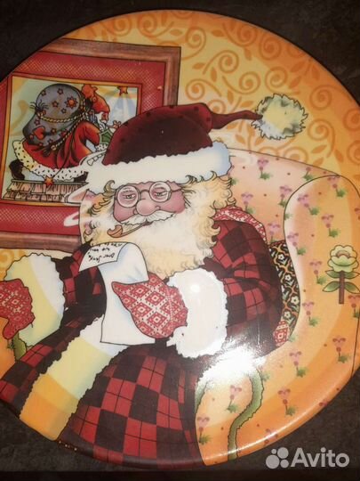 Набор новогодних тарелок