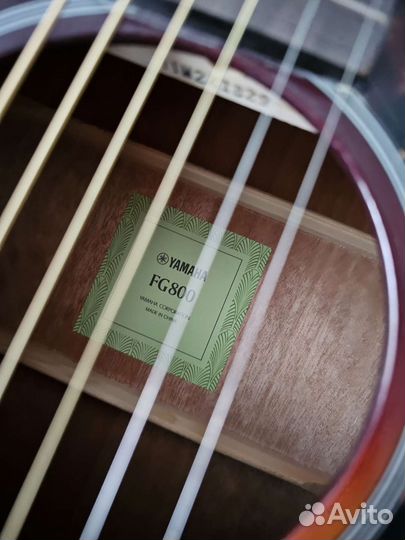 Гитара yamaha fg800