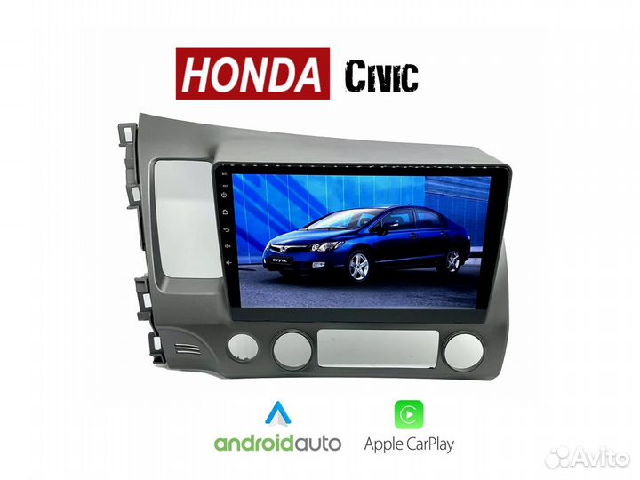 Topway Honda Civic 4D LTE CarPlay 3/32gb