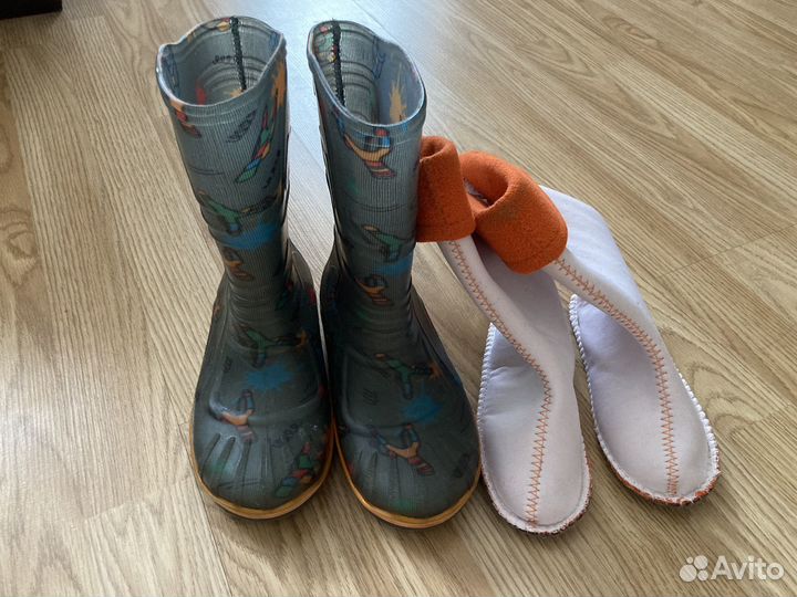 Детские резиновые сапоги 29 размер