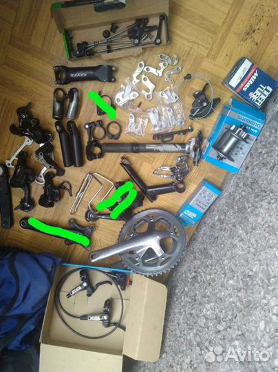 Велозапчасти Б/У, хвз.MTB, Шоссе