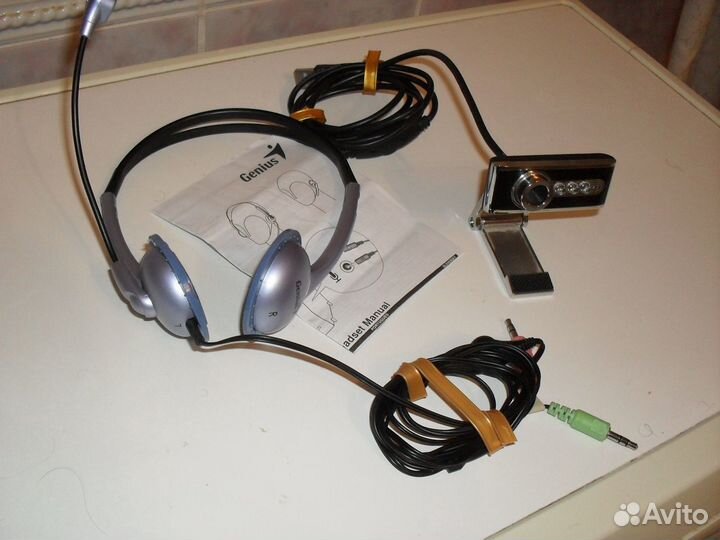 Гарнитура и в/камера для компьютера
