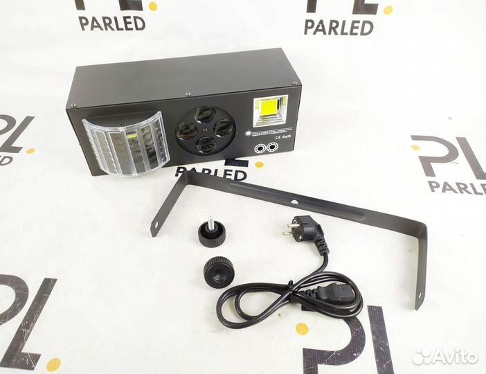 Световой шоу прибор Led Laser Strobe 4in1