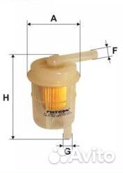 Фильтр топливный PS846