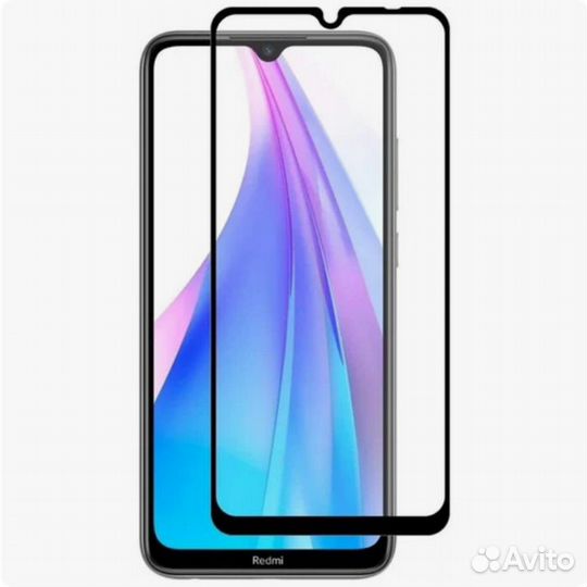 Защитное стекло 9D для Xiaomi Redmi note 8T Full