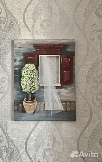 Картина Окно в стену