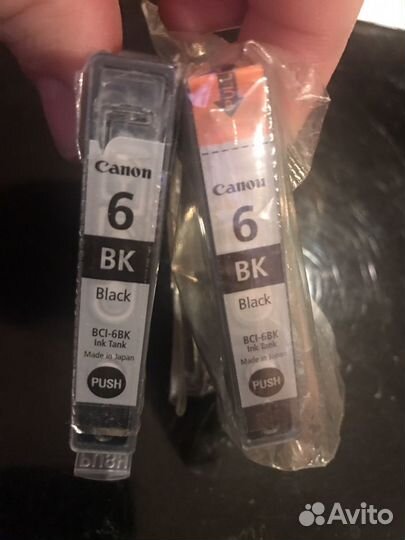 Картридж для принтера Canon BCI-6BK новый