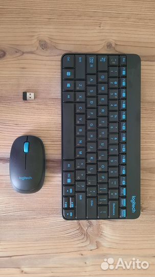 Беспроводная клавиатура и мышь logitech