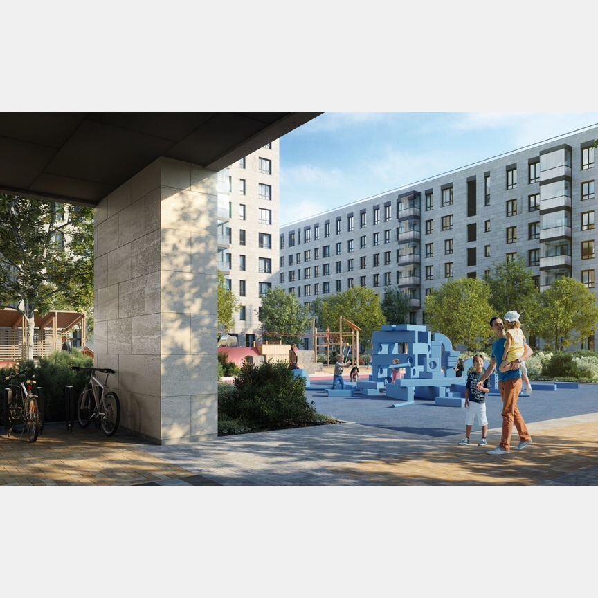 1-к. квартира, 46,6 м², 9/9 эт.