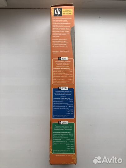 Фильтр удлинитель сетевой buro