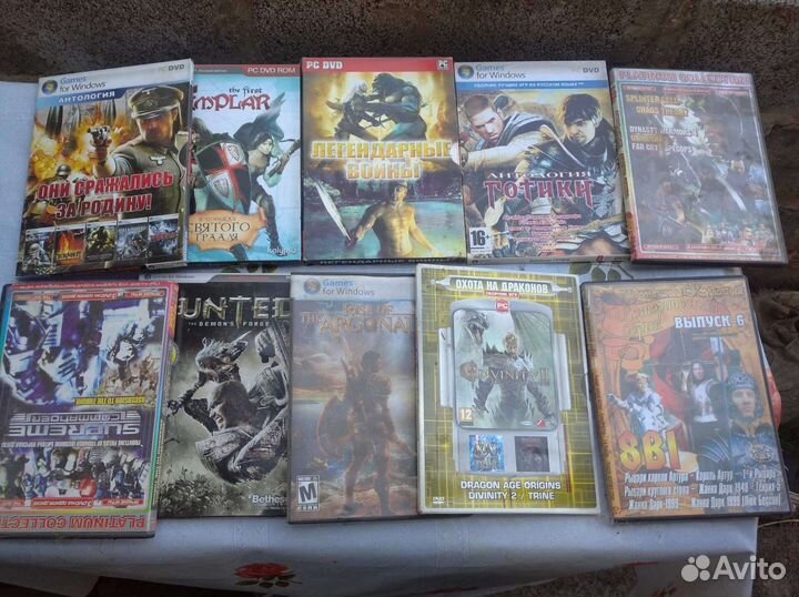 Двд диски фильмы и пк игры