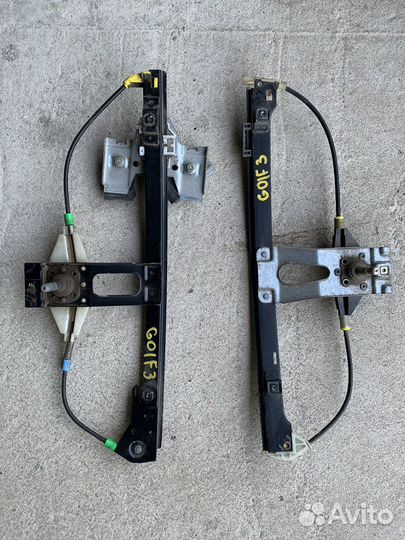 Стеклоподъемник задний Volkswagen Golf 3