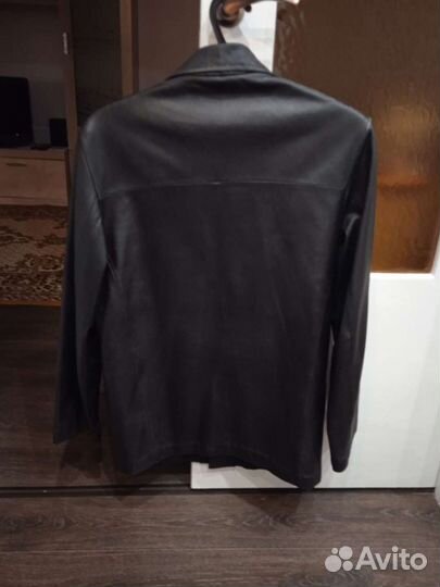 Кожаный пиджак мужской