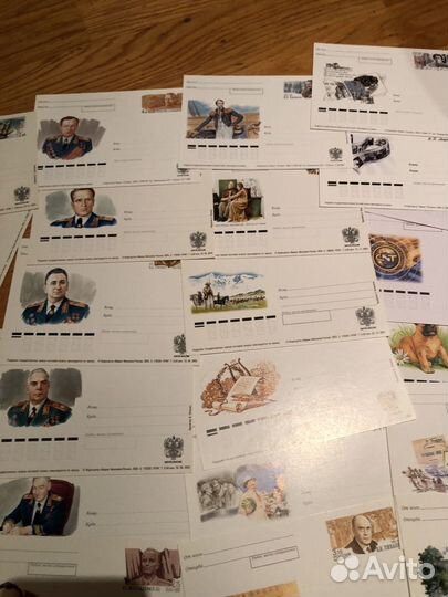 Почтовые открытки и конверты коллекционные