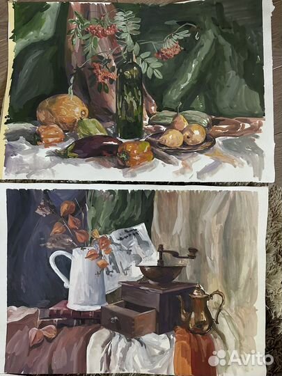 Картины гуашью 30х40