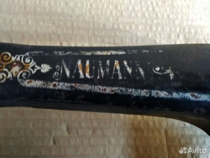 Юбилейная швейная машинка Naumann по заказу Попова
